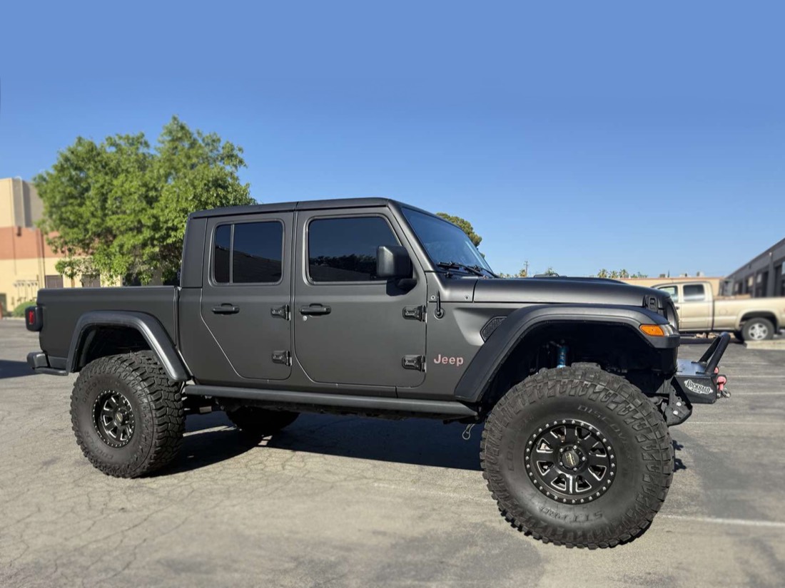Jeep Gladiator color-change wrap, Sacramento